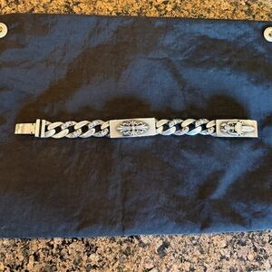 Chrome Hearts Fancy Link Dagger ID Bracelet